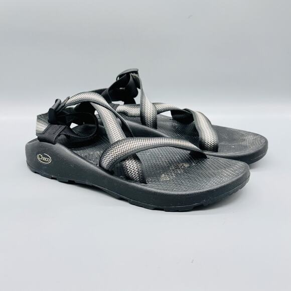 Chaco Sandals Mens 11 Black Gray Adjustable Strap Sport Hiking Outdoor Shoes main image 5